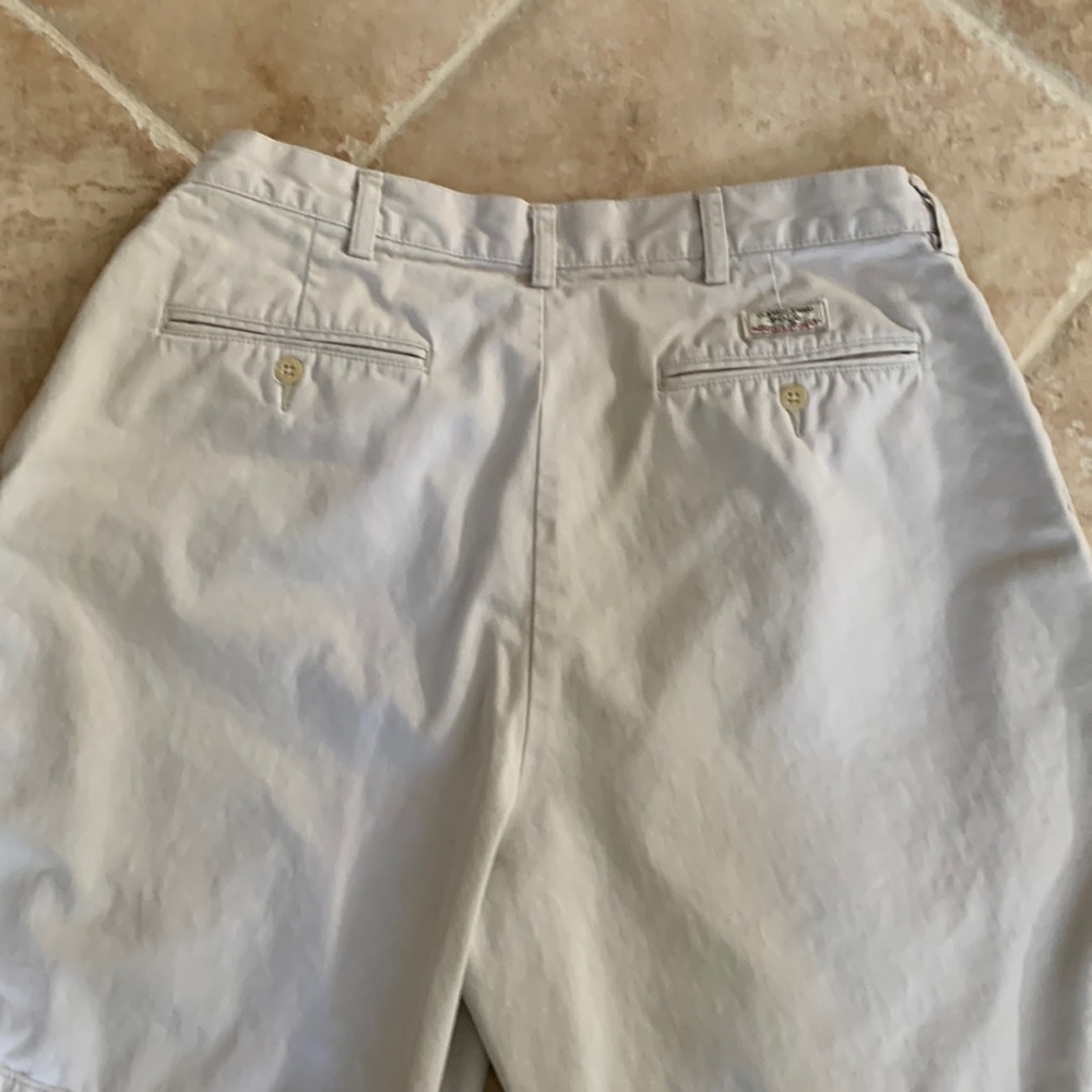 Polo Ralph Lauren Men’s Tyler Light Khaki Tan Preppy Pleated Chino Shorts